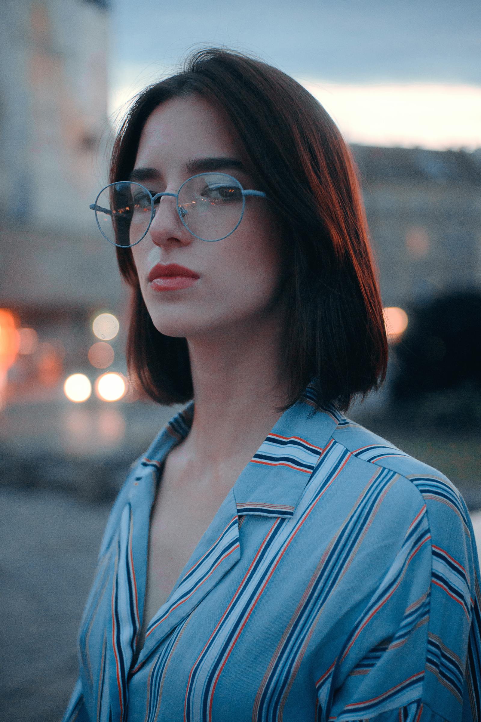 Warm skin glow portrait